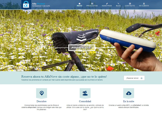 Adecuación a HTML5, programación y desarrollo de tienda online a medida. Completo gestor interno tanto de contenidos como de pedidos, usuarios, reservas, etc.  <a href='http://www.alfaprotect.net' target='_blank'>Visitar la web</a> 